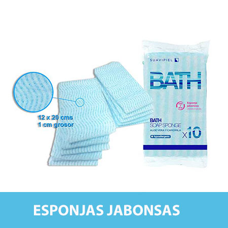 esponjas con jabón