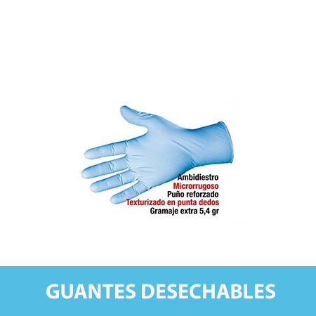 guantes desechables